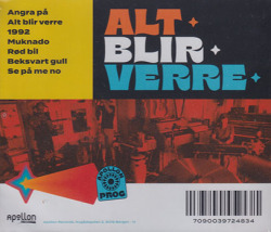 KNEKKLECTRIC/Alt Blir Verre (2022/3rd) (ネックレクトリク/Norway)
