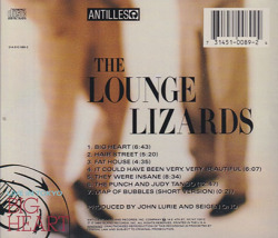 THE LOUNGE LIZARDS/Live In Tokyo-Big Heart(Used CD) (1986/Live) (ザ・ラウンジ・リザース/USA)