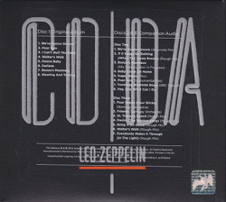 LED ZEPPELIN/Coda:3CD Deluxe Edition(Used 3CD) (1982/Unreleased) (レッド・ツェッペリン/UK)