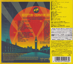 LED ZEPPELIN/Celebration Day(祭典の日: 奇跡のライヴ)(Used 2CD+Blu-ray+DVD) (2007/Live) (レッド・ツェッペリン/UK)