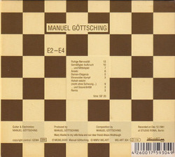 MANUEL GOTTSCHING/E2-E4: 25th Anniversary Edition(Used CD) (1984/1st) (マニュエル・ゲッチング/German)