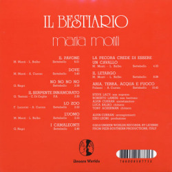 MARIA MONTI/Il Besttario (1974/6th) (マリア・モンティ/Italy)