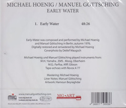 MICHAEL HOENIG/MANUEL GOTTSCHING/Early Water (1976/only) (ミヒャエル・ヘーニヒ/マニュエル・ゲッチング/German)