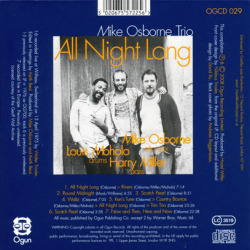 MIKE OSBORNE TRIO/All Night Long (1976/Live) (マイク・オズボーン・トリオ/UK)