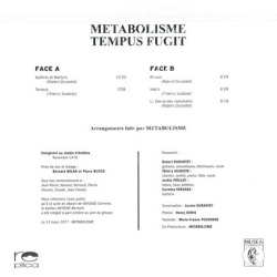 METABOLISME/Tempus Fugit(LP) (1977/only) (メタボリスム/France)