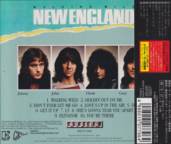 NEW ENGLAND/Walking Wild(ウォーキング・ワイルド)(Used CD) (1981/3rd) (ニュー・イングランド/USA)