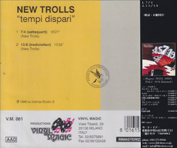 NEW TROLLS/Tempi Dispari(テンピ・ディスパリ) (1974/7th~Live) (ニュー・トロルス/Italy)
