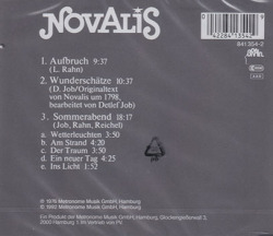 NOVALIS/Sommerabend (1976/3rd) (ノヴァリス/German)