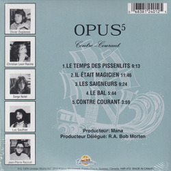 OPUS 5/Contre-Courant(Paper-Sleeve) (1976/only) (オピュス・サンク/Canada)