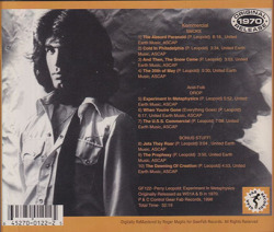 PERRY LEOPOLD/Experiment In Metaphysics(Used CD) (1970/1st) (ペリー・レオポルド/USA)