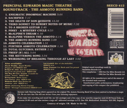 PRINCIPAL EDWARDS MAGIC THEATRE/Soundtrack+The Asmoto Running Band(Used CD) (1969+71/1+2th) (プリンシパル・エドワーズ.../UK)