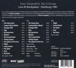 PETER HAMMILL & THE K GROUP/Live At RockPalast - Hamburg 1981: DVD+2CD (1981/Live) (ピーター・ハミル＆ザ・K・グループ/UK)