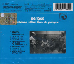 PERIGEO/Abbiamo Tutti Un Blues Da Piangere (1973/2nd) (ペリジェオ/Italy)