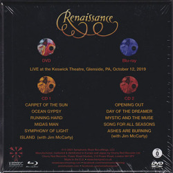RENAISSANCE(ANNIE HASLAM)/50th Anniversary: Ashes Are Burning - Live In Concert(2CD+DVD+Blu-Ray) (2021/Live) (ルネッサンス/UK)