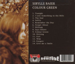 SIBYLLE BAIER/Colour Green (1970-73/Unreleased) (シビル・ベイヤー/German)