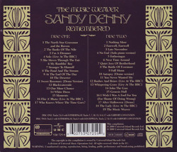 SANDY DENNY/The Music Weaver(2CD) (1960s-70s/Comp.) (サンディ・デニー/UK)