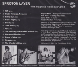 SPROTON LAYER/With Magnetic Fields Disrupted (1970/Unreleased) (スプロートン・レイヤー/USA)