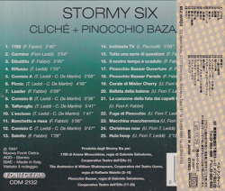 STORMY SIX/Cliche + Pinocchio Bazaar(クリシェ＋ピノキオ・バザール)(Used CD) (1976/5th) (ストーミィ・シックス/Italy)