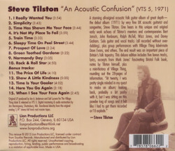 STEVE TILSTON/An Acoustic Confusion (1971/1st) (スティーヴ・ティルストン/UK)