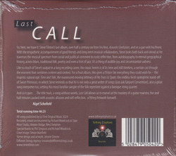 STEVE TILSTON/Last Call (2025) (スティーヴ・ティルストン/UK)