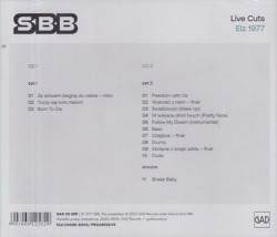 SBB/Live Cuts: Elz 1977(2CD) (1977/Live) (シュレジアン・ブルース・バンド/Poland)