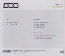 SBB/Live Cuts: Freiburg 1980(2CD) (1980/Live) (シュレジアン・ブルース・バンド/Poland)