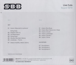 SBB/Live Cuts: Sopot 1979(2CD) (1979/Live) (シュレジアン・ブルース・バンド/Poland)
