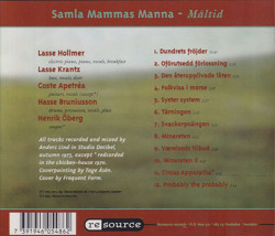 SAMLA MAMMAS MANNA/Maltid(Used CD) (1973/2nd) (サムラ・ママス・マンナ/Sweden)