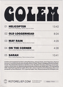 SAND/Golem (1974/1st) (サンド/German)