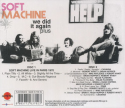 SOFT MACHINE/We Did It Again plus(2CD) (1962-72/Live+Comp.) (ソフト・マシーン/UK)