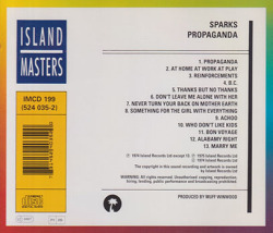 SPARKS/Propaganda(Used CD) (1974/4th) (スパークス/USA/UK)