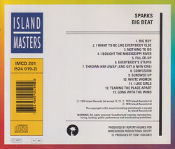 SPARKS/Big Beat(Used CD) (1976/6th) (スパークス/USA/UK)