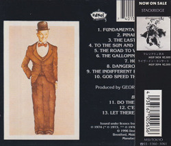 STACKRIDGE/The Man In The Bowler Hat(山高帽の男)(Used CD) (1973/3rd) (スタックリッジ/UK)
