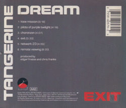 TANGERINE DREAM/Exit(Used CD) (1981/15th) (タンジェリン・ドリーム/German)