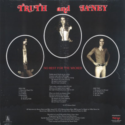 TRUTH AND JANEY/No Rest For The Wicked(LP) (1976/1st) (トゥルース・アンド・ジャニー/USA)