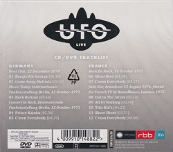 UFO/UFO Live 1970-1975(CD+DVD) (1970-1975/Live) (ユー・エフ・オー/UK)
