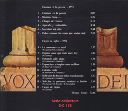 VOX DEI/Estamos En La Pecera + Ciegos De Siglos (1975+76/7+8th) (ウォクス・デイー/Argentina)