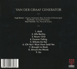 VAN DER GRAAF GENERATOR/Do Not Disturb (2016/Reunion 5th) (ヴァン・ダー・グラーフ・ジェネレーター/UK)