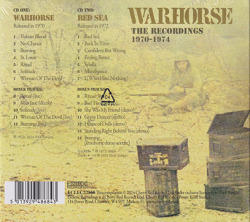 WARHORSE/The Recordings 1970-1974(2CD) (1970-74/Comp.) (ウォーホース/UK)