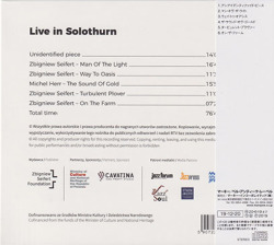 ZBIGNIEW SEIFERT/VARIOSPHERERS/Live In Solothurn(ライヴ・イン・ゾロトゥルン) (1976/Live) (スビグニェフ・ザイフェルト/Poland)