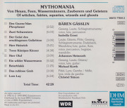 BAREN GASSLIN/Mythomania: Songs Of Witches, Fairies,...(Used CD) (1982/6th) (ベーレン・ゲスリン/German)