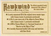 HAWKWIND/Warrior On The Edge Of Time: Expanded 3 Disc Edition(Used 2CD+DVD) (1975/6th) (ホークウインド/UK)